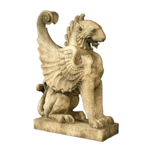 CAD Drawings Stone Yard, Inc.  Winged Lion Sculpture